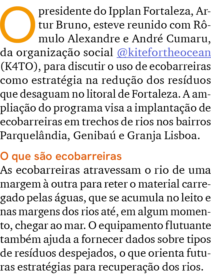 O presidente do Ipplan Fortaleza, Artur Bruno, esteve reunido com R mulo Alexandre e Andr Cumaru, da organiza  o soc...