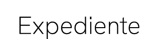 Expediente